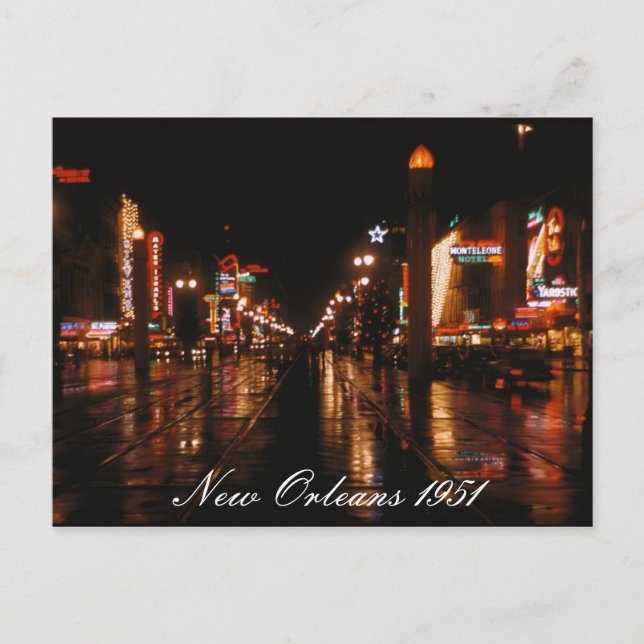 New Orleans 1951 Postcard (Front)