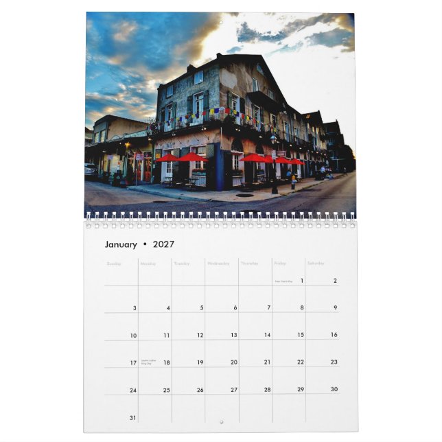 New Orleans 2014 Calendar (Jan 2027)