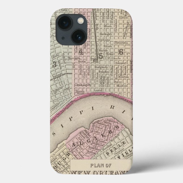 New Orleans 3 Case-Mate iPhone Case (Back)