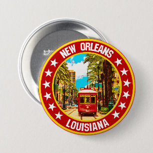 New Orleans                                        7.5 Cm Round Badge