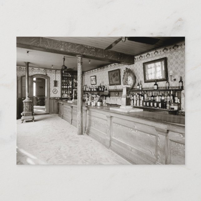 New Orleans Absinthe Room, 1906 Postcard (Front)