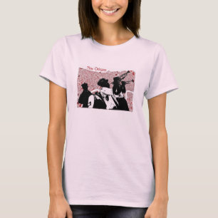 New Orleans Abstract Map T-Shirt