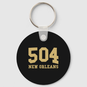 New Orleans Area Code 504 - Hometown Pride - Clic  Key Ring
