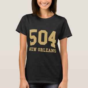 New Orleans Area Code 504 - Hometown Pride - Clic T-Shirt