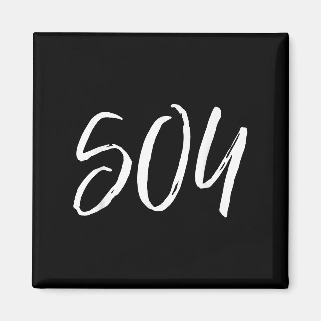 New Orleans Area Code Louisiana Gift Cool Local Qu Magnet (Front)
