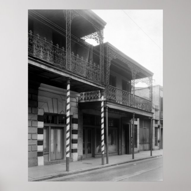 New Orleans Barbershop, 1930s Poster (Front)