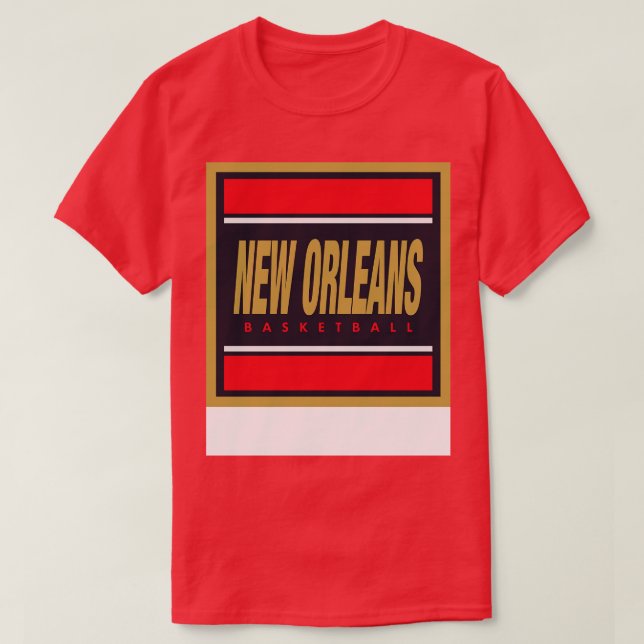 New Orleans basketball TShirt (Design Front)