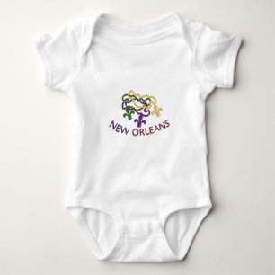 New Orleans Beads Baby Bodysuit