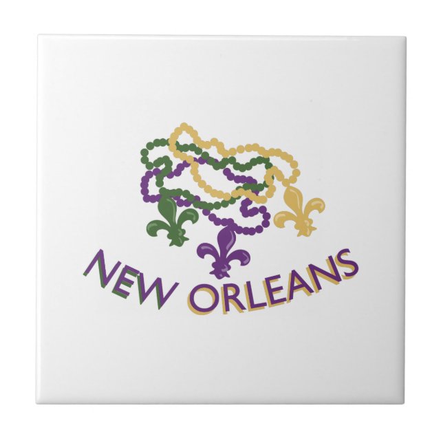 New Orleans Beads Tile (Front)