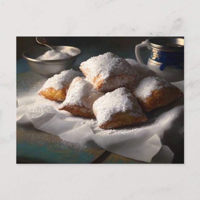 New Orleans Beignets Postcard (Front)