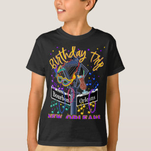 New Orleans Birthday Trip French Quarter Girls Tri T-Shirt