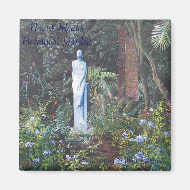 New Orleans Botanical Garden Magnet (Front)