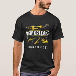 New Orleans Bourbon St The Big Easy Louisiana USA T-Shirt