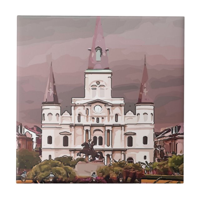 New Orleans Cathedral Tile (Front)