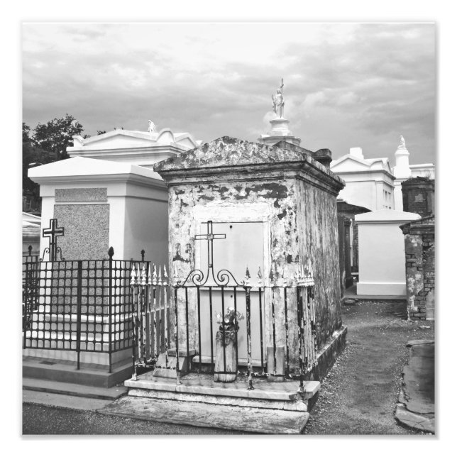 New Orleans Cemetery Photo Print (Front)