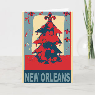 New Orleans Christmas Tree Holiday Card