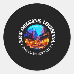 New Orleans Cities Classic Round Sticker