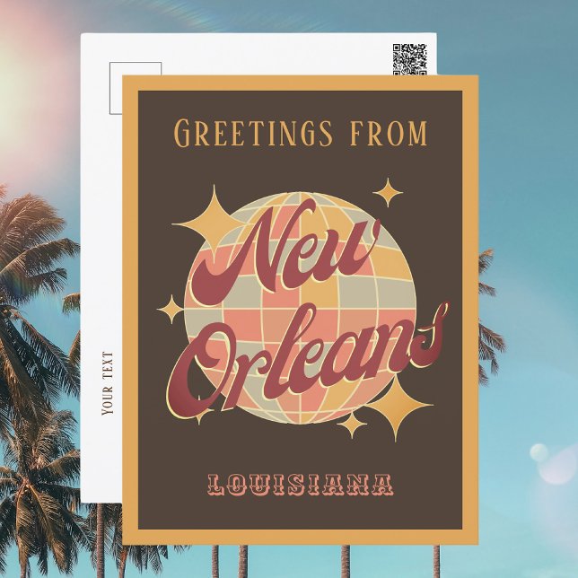 New Orleans City Louisiana Retro Vintage Postcard (Creator Uploaded)