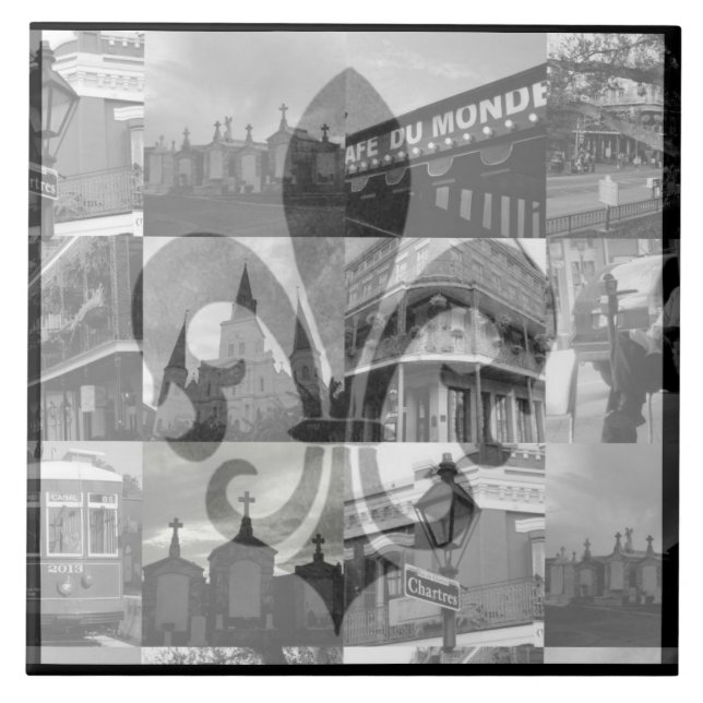 New Orleans Collage [Tile] Tile (Front)