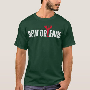 New Orleans Crawfish Junkie Funny Lobster Louisian T-Shirt
