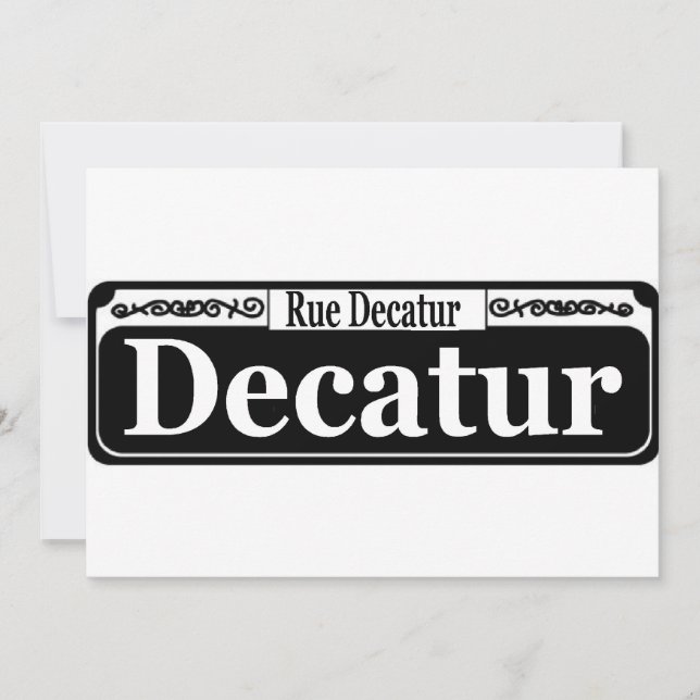 New Orleans Decatur St Sign (Front)