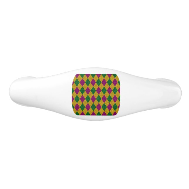 New Orleans DIamond Glitter Ceramic Drawer Pull (Front)