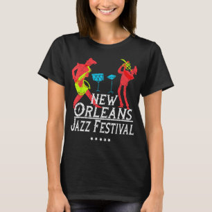 New Orleans Festival of Jazz Music Gift Louisiana  T-Shirt