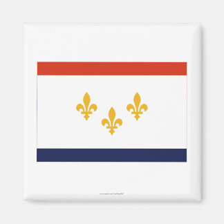 New Orleans Flag Magnet