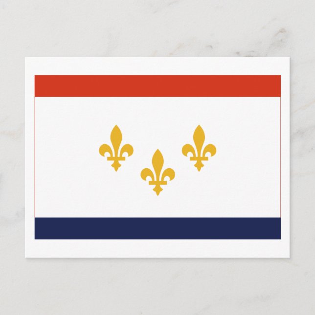 New Orleans Flag Postcard (Front)
