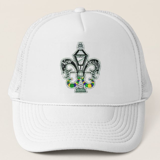 NEW ORLEANS FLEUR DE LIS TRUCKER HAT (Front)