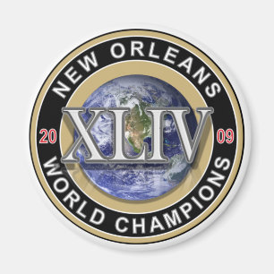 NEW ORLEANS - Football World Champions 2009 Magnet