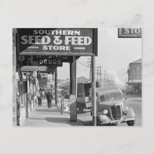 New Orleans French Market: 1935 Postcard