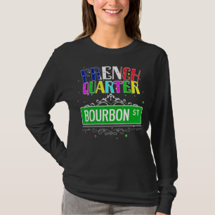 New Orleans French Quarter Bourbon Street Cool Mar T-Shirt