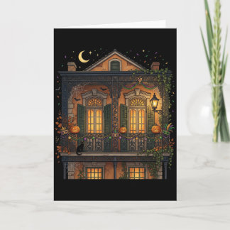 New Orleans French Quarter Halloween Invitation