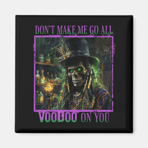 New Orleans Ghost Tour Y Priest Voodoo Mardi Gras  Magnet