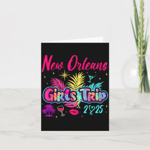 New Orleans Girls Trip 2025 Bachelor Ies Birthday  Card