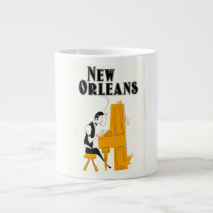 New Orleans Honky Tonk Large Coffee Mug