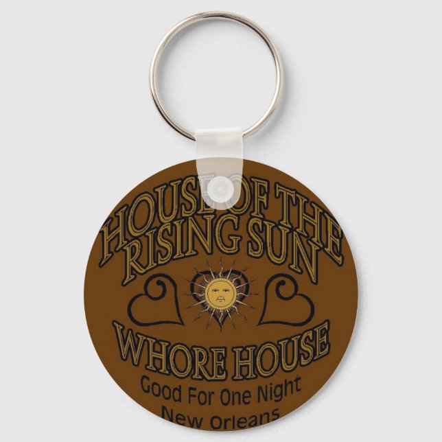 New Orleans House of the Rising Sun Tokin Key Ring (Front)