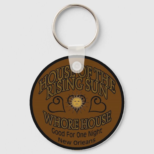 New Orleans House of the Rising Sun Tokin Keychain (Front)