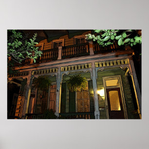 New Orleans House Poster