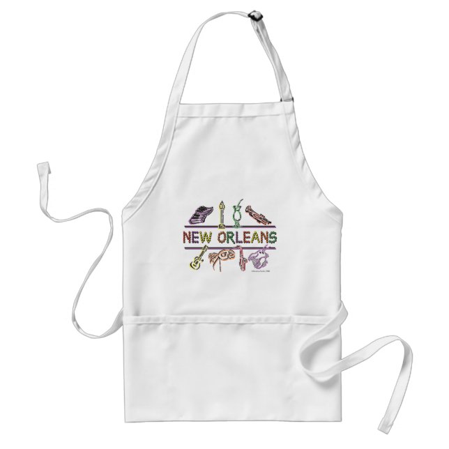 New-Orleans-ICONS- copy Standard Apron (Front)