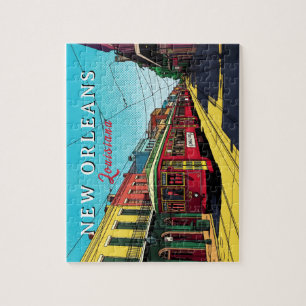 New Orleans Inspired Urban Art Jigsaw Puzzle