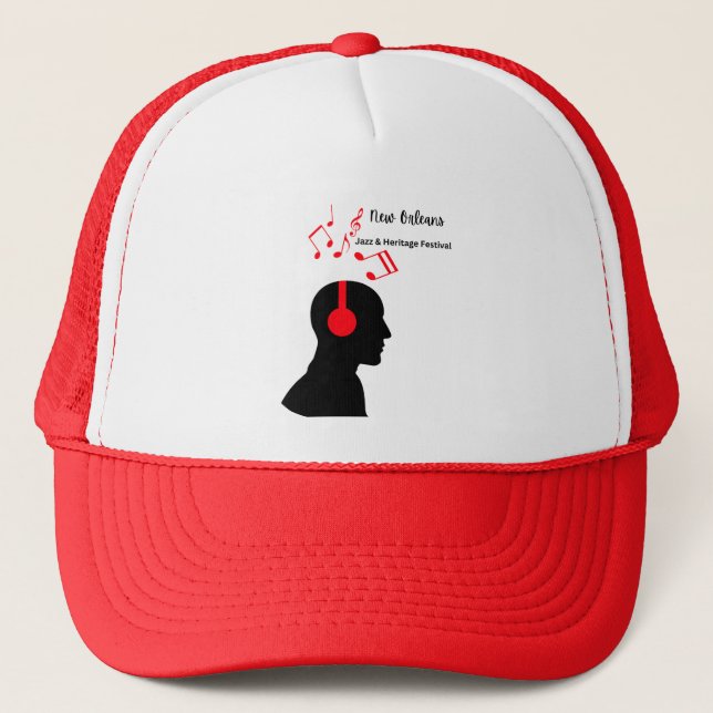 New Orleans jazz & heritage festival  Trucker Hat (Front)
