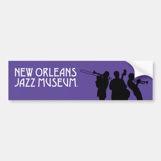 New Orleans Jazz Museum Bumper Sticker (Front)