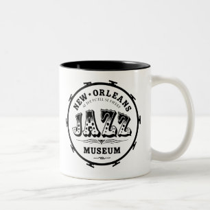 New Orleans Jazz Museum drum mug