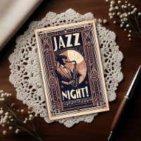 New Orleans Jazz Night – Vintage Art 