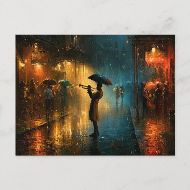 New Orleans Jazz Postcard (Front)