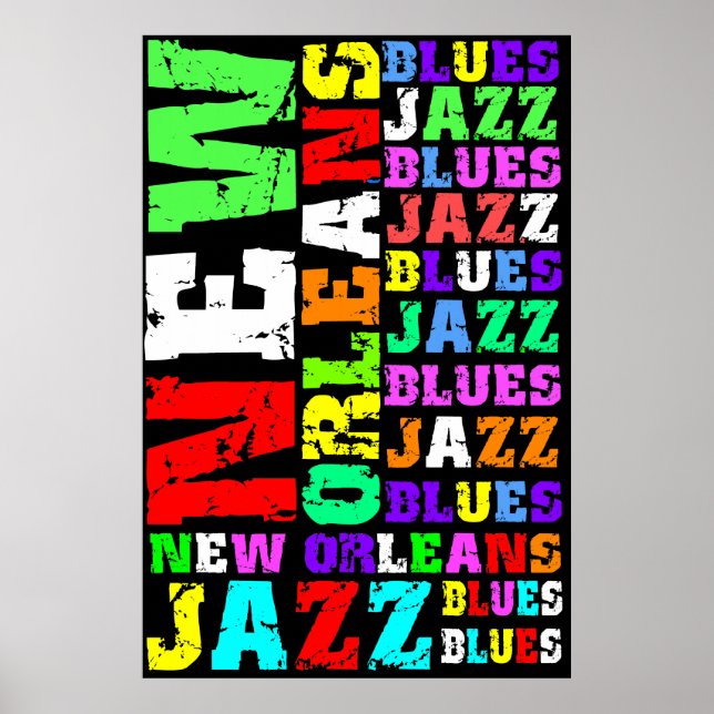 New Orleans Jazz Poster (Front)