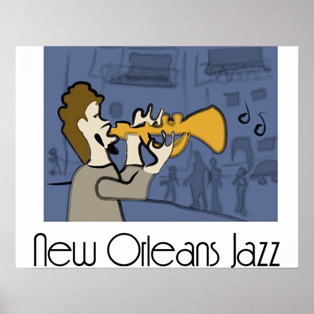 New Orleans Jazz Poster (Front)