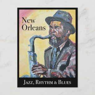 New Orleans Jazz, Rhythm & Blues Postcard
